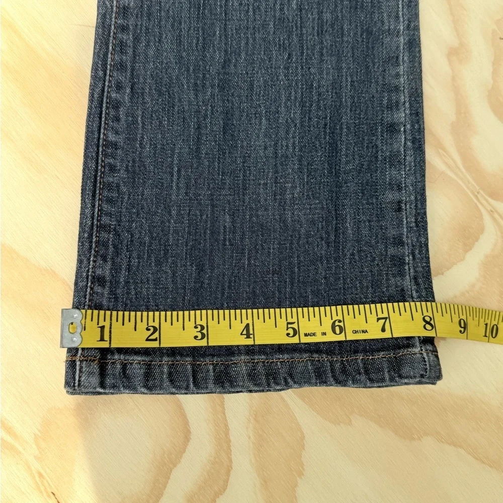 Mossimo Supply  co Low Rise Straight Leg Jeans Women’s Size 13 Blue Denim - Picture 5 of 10